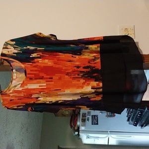 Cato blouse, Size 26/28, Mulitcolor